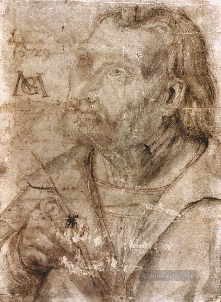 Selbst Porträt Renaissance Matthias Grunewald Ölgemälde